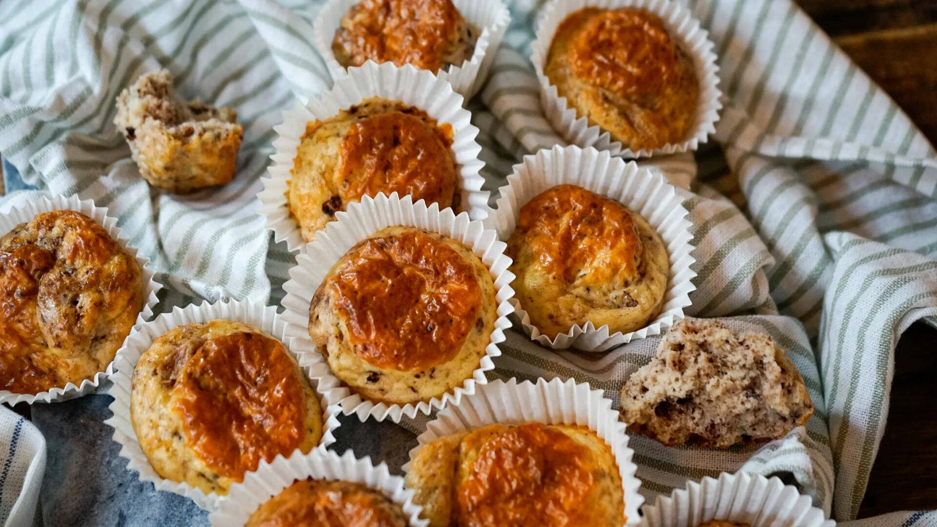 Choco Swirl Protein Muffins  &nbsp;