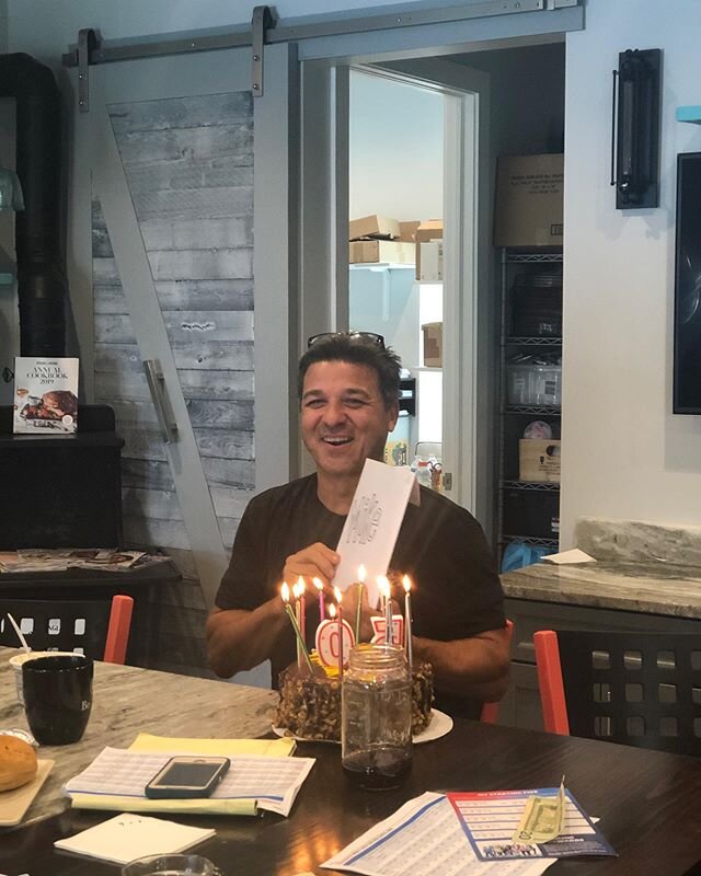 Happy Birthday to the best boss, inspirational leader, mentor, father, friend, chef, business owner and just all around good guy, Mike Moir. We really love everything about you, Happy Birthday!!
-your Little Moir&rsquo;s work family
🎊🎈🎁