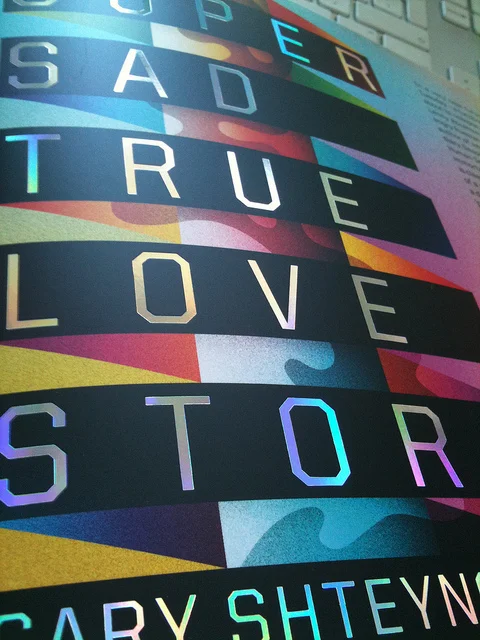 Super Sad True Love Story on Flickr. We have just heard today that SSTLS has been shortlisted for the British Book Design Awards 2011!
Last year I commissioned the ever brilliant La Boca, to create this beautiful and distinctive cover. Its still my favourite…