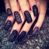 Another example on how to create your nails to stand out. Polka dots...yes please!