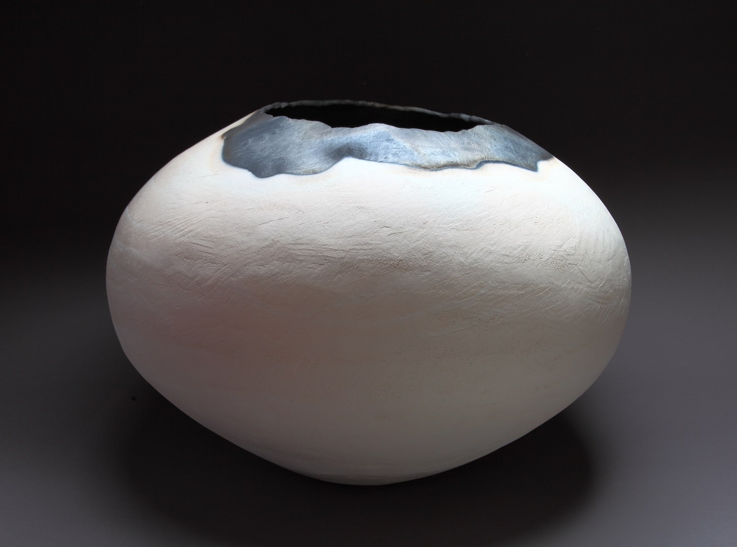   Sphere , 2014 &nbsp; &nbsp; 19.5” x 22” x 22” &nbsp; &nbsp; saggar fired clay &nbsp; &nbsp; $4,500 