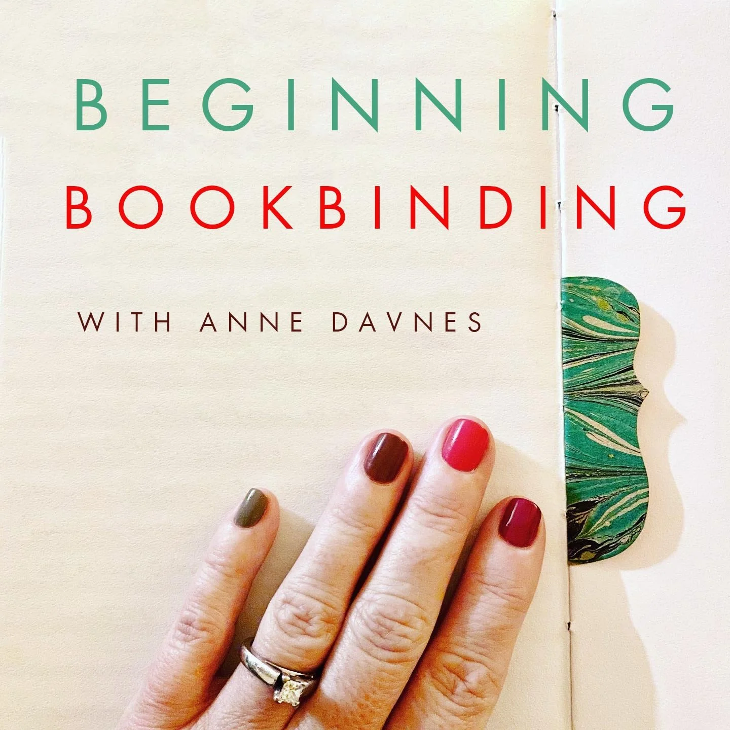 📚BEGINNING BOOKBINDING WITH ANNE!&nbsp;