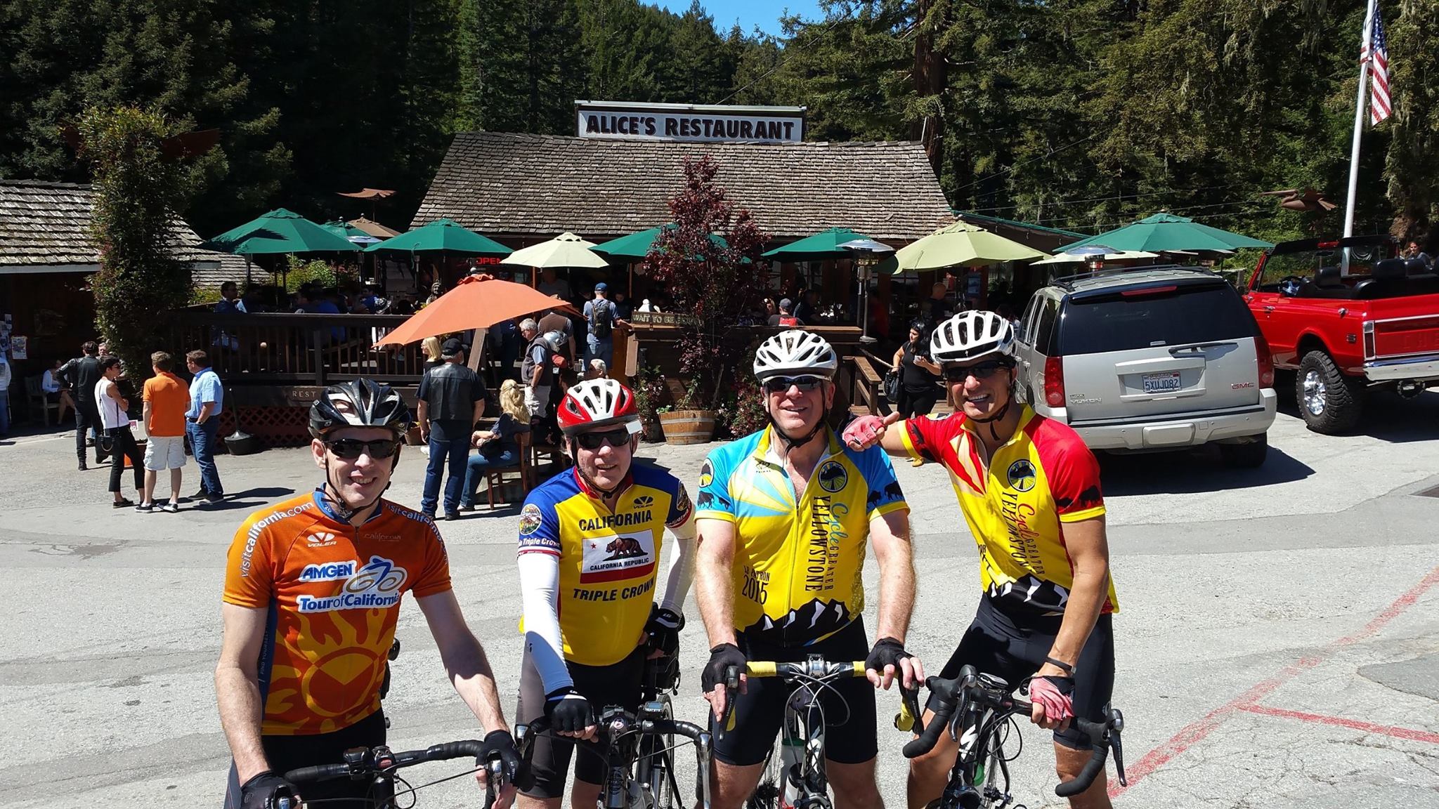 From left to right: Terry Garrity, John Taylor, Rob March, and John Cianciolo -- CGY Alumni 