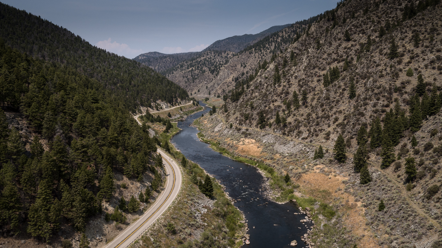 Big Hole River, on the way to the "Dewey Bar"