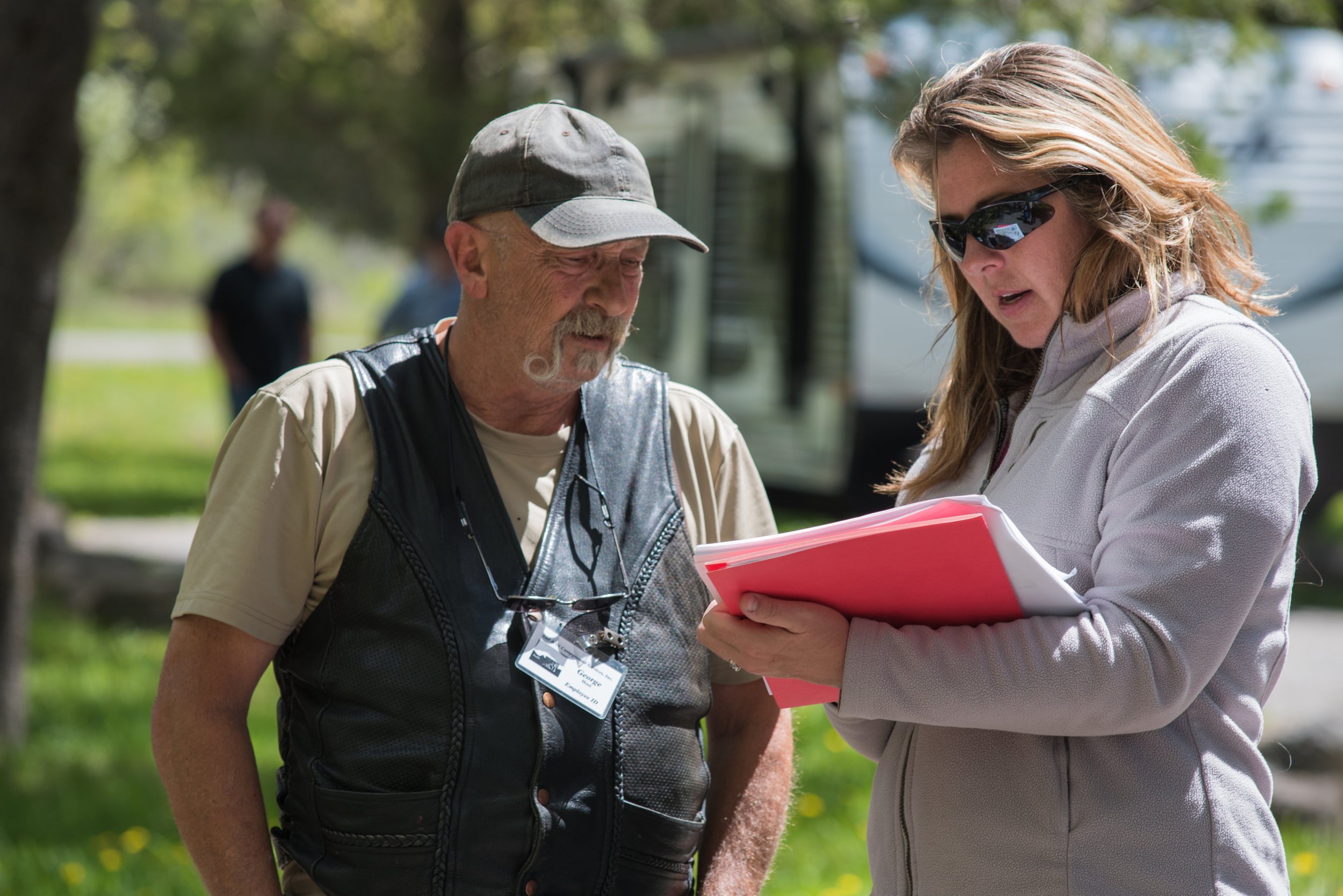 Mary was working with warm river site manager - where do we put the port-a-potties?? 
