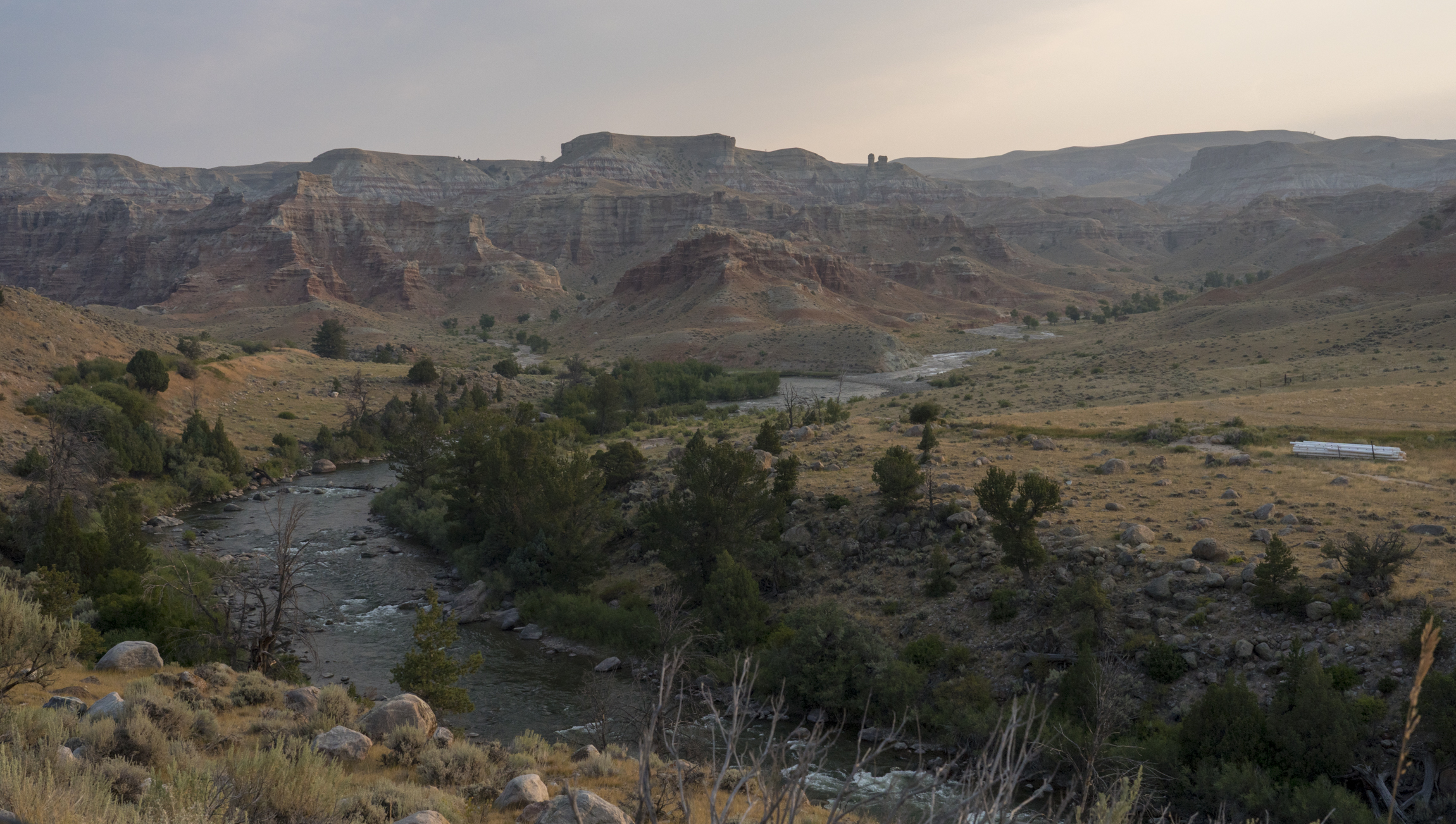 Badlands on the way to Dubois. Photo by Joanne Engel.