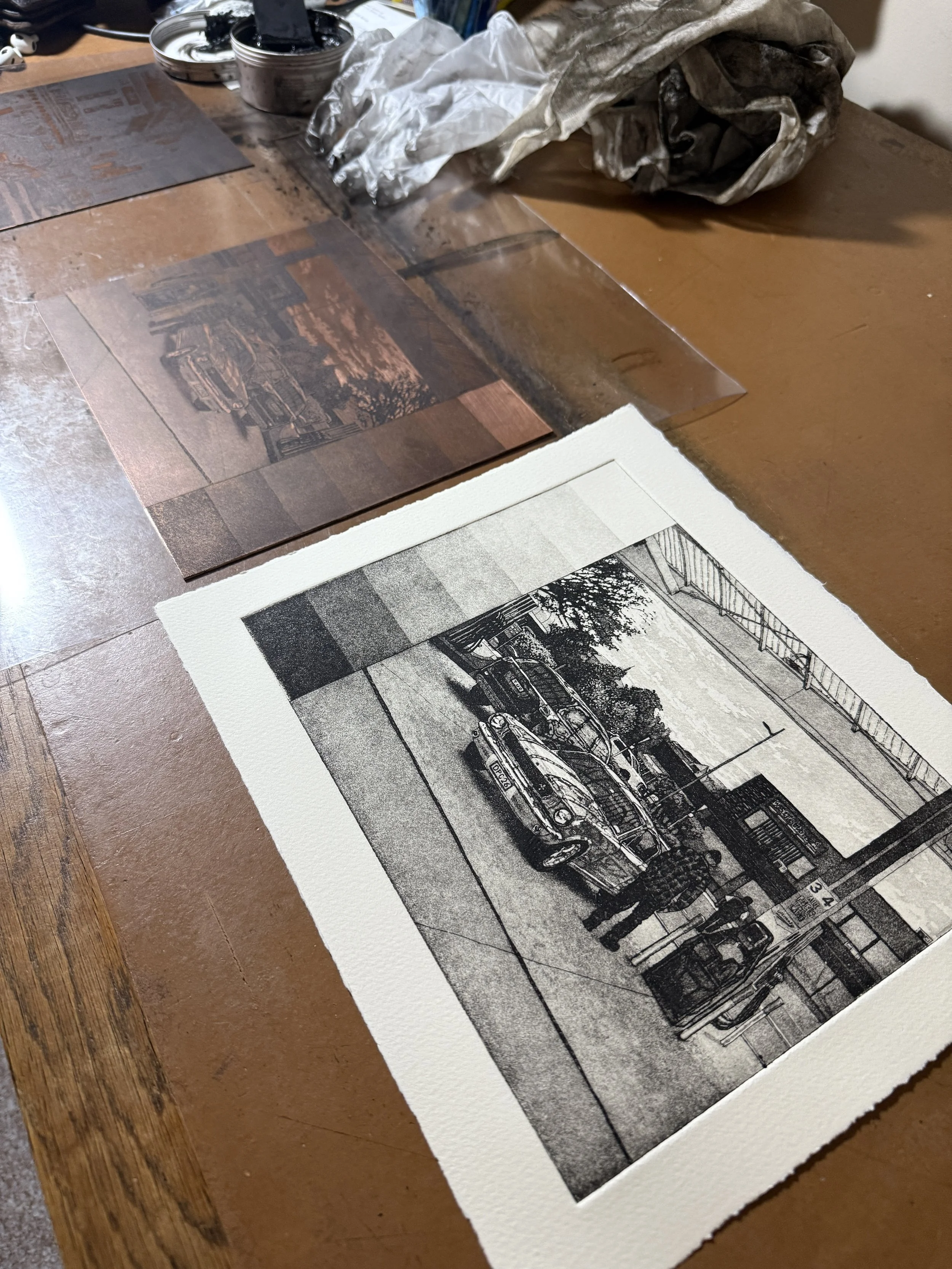 Petrol Station Copper Plate Etching.jpg
