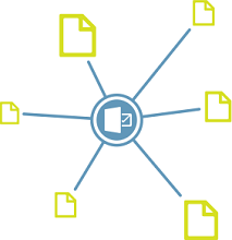 Locate content in SharePoint without leaving Outlook.