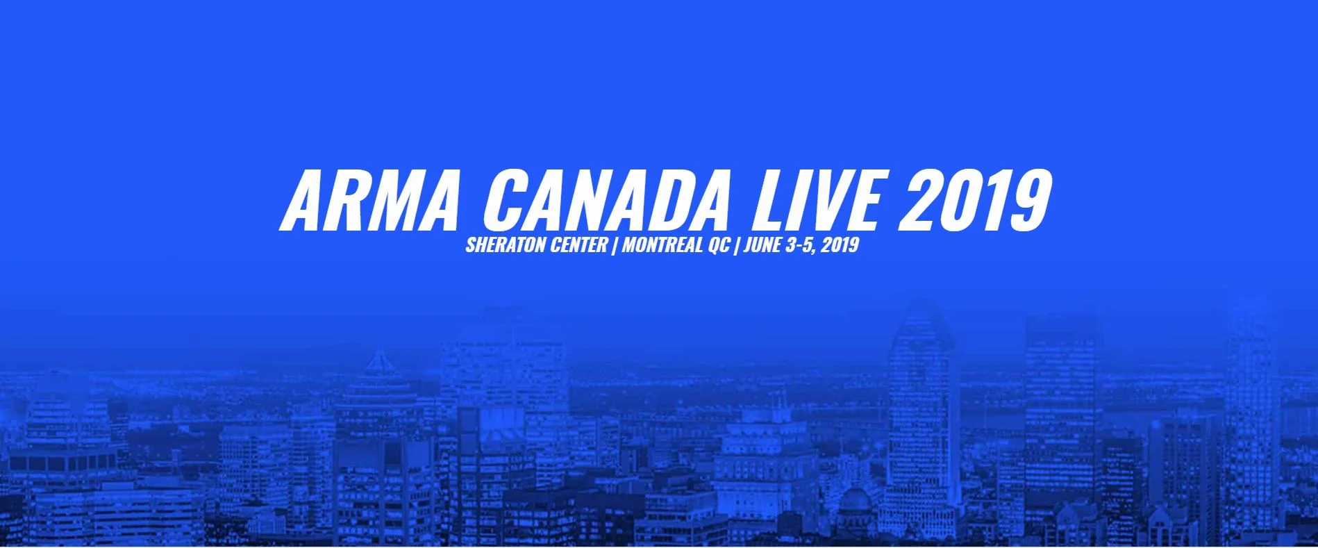 ARMA Canada Conference 2019