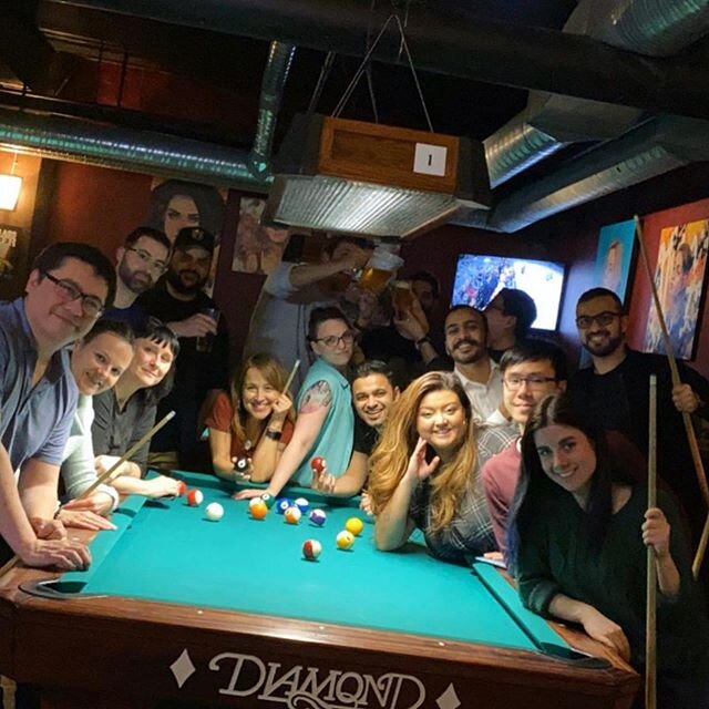 At @collabware we throw pool parties in the winter! 🎱
Great to step out of the office a little earlier yesterday for a few rounds at the billiards.