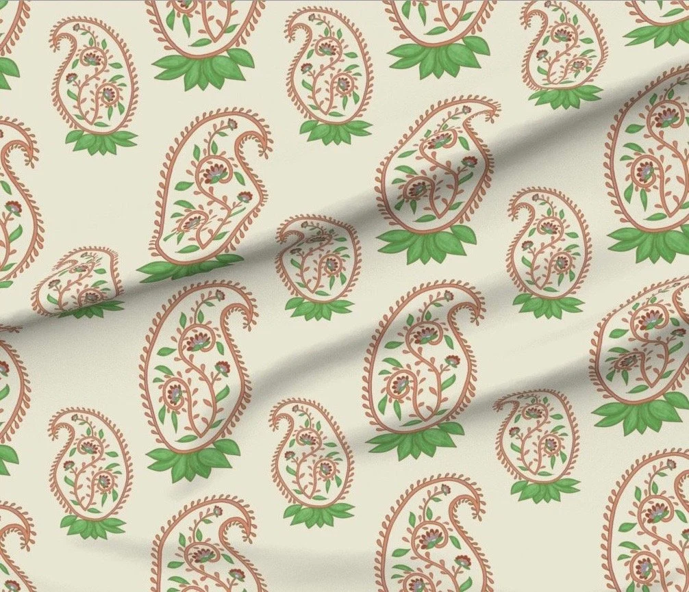 Folk Garden Paisley-Bohemian Vine Paisley