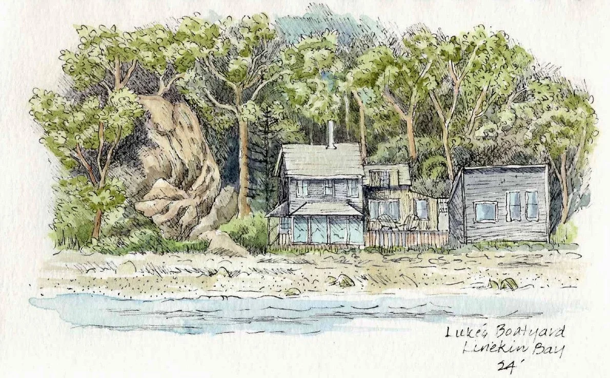 Luke's Boatyard- Linekin Bay, Maine