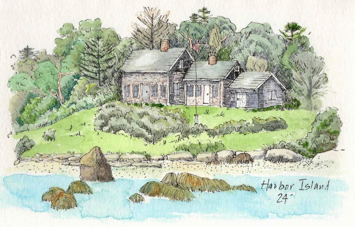 Harbor Island, Maine - Island Cottage