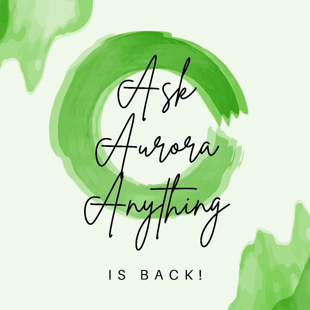 #AskAuroraAnything is back next Thursday, July 22 beginning at 7p, pst. check out our stories as Aurora answers your questions about the industry. share below or send a DM with any burning ?s + remember, for every question asked (whether or not we ha