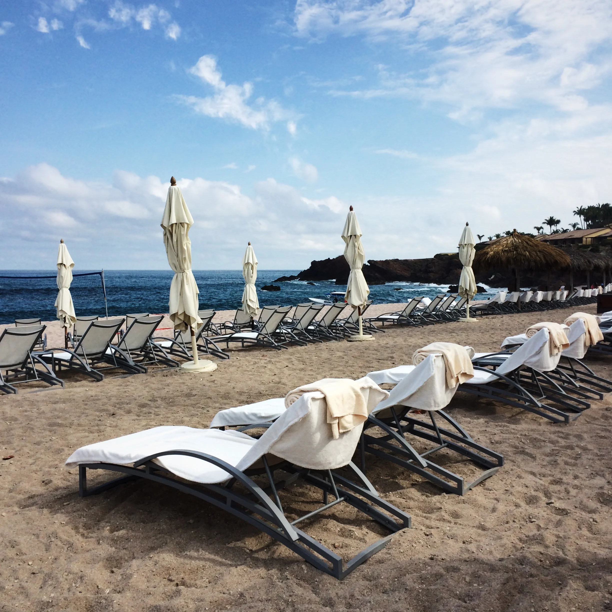 The beach at the Four Seasons Punta Mita