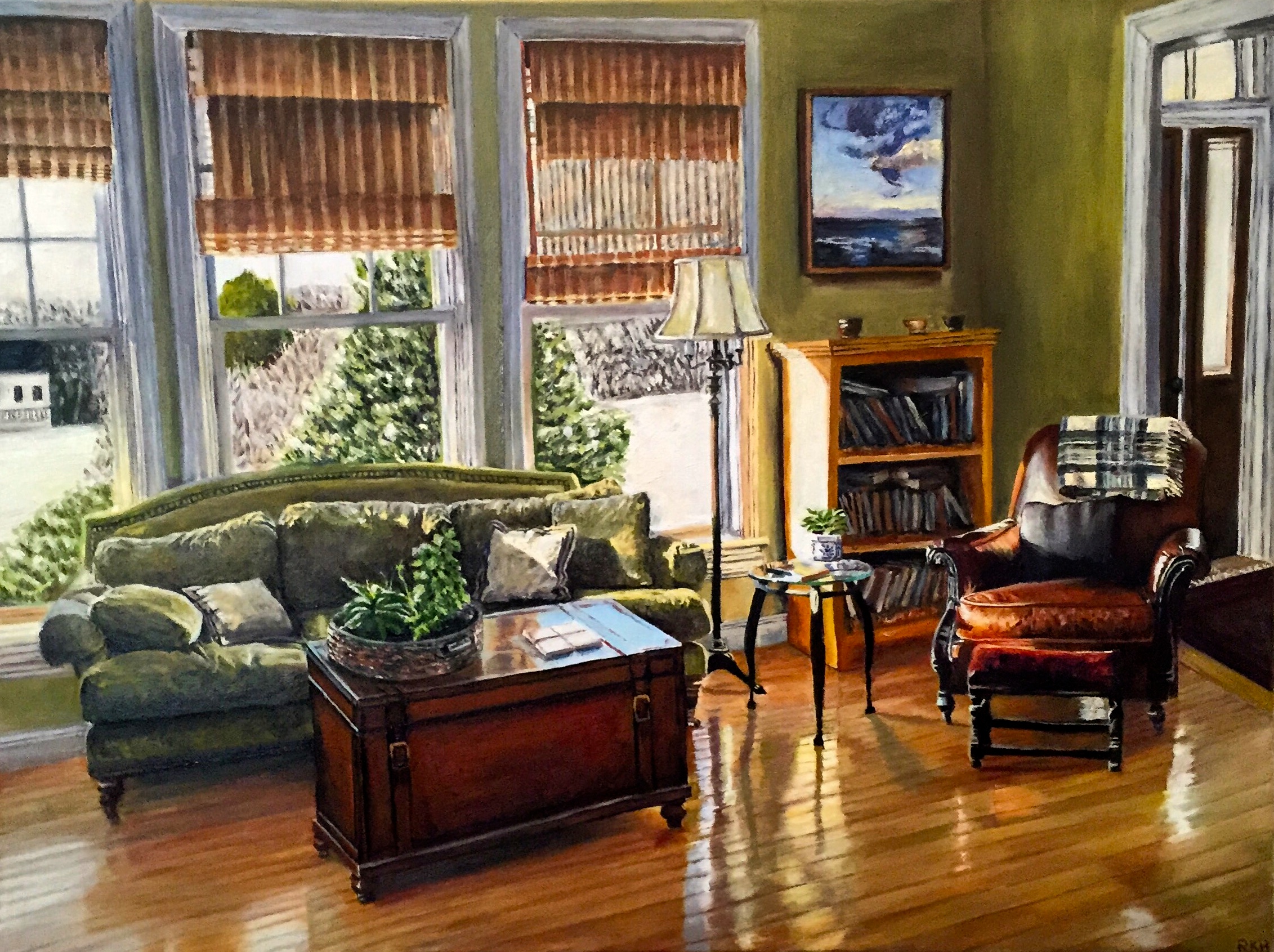 The Keeping Room, 18 by 24 inches, Oil on Canvas, SOLD