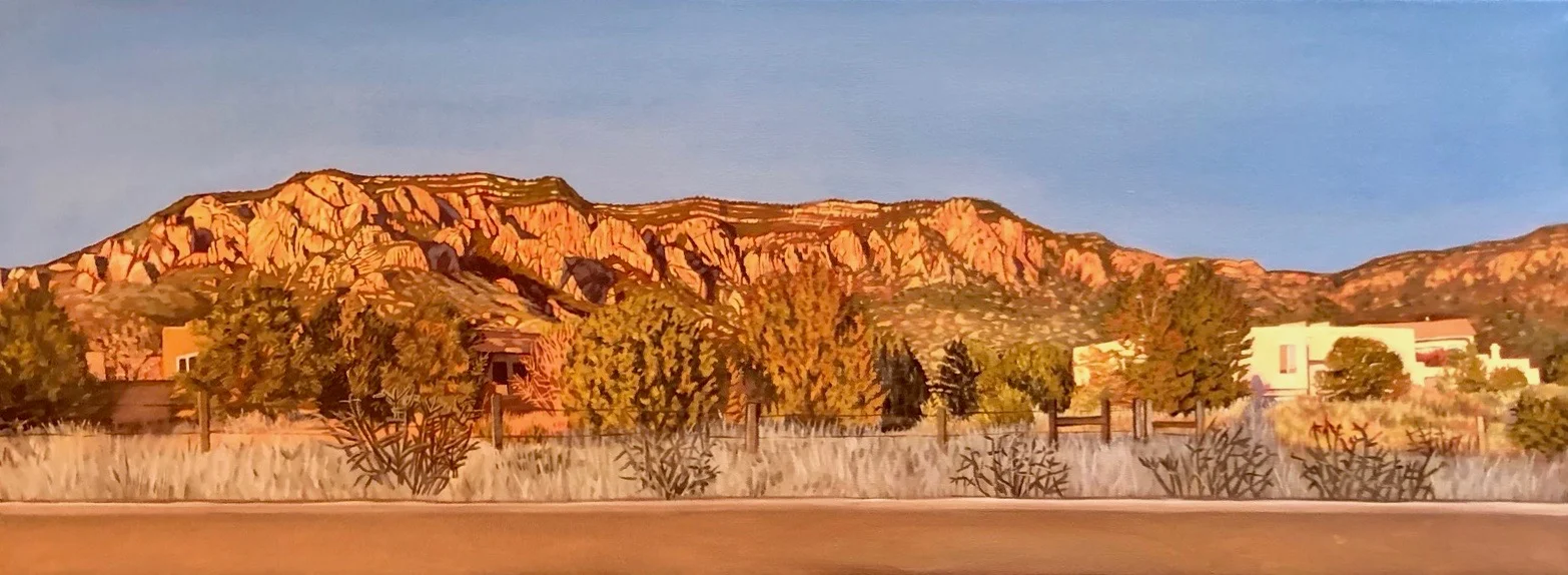 "Watermelon Mountains" 12 by 32 inches
