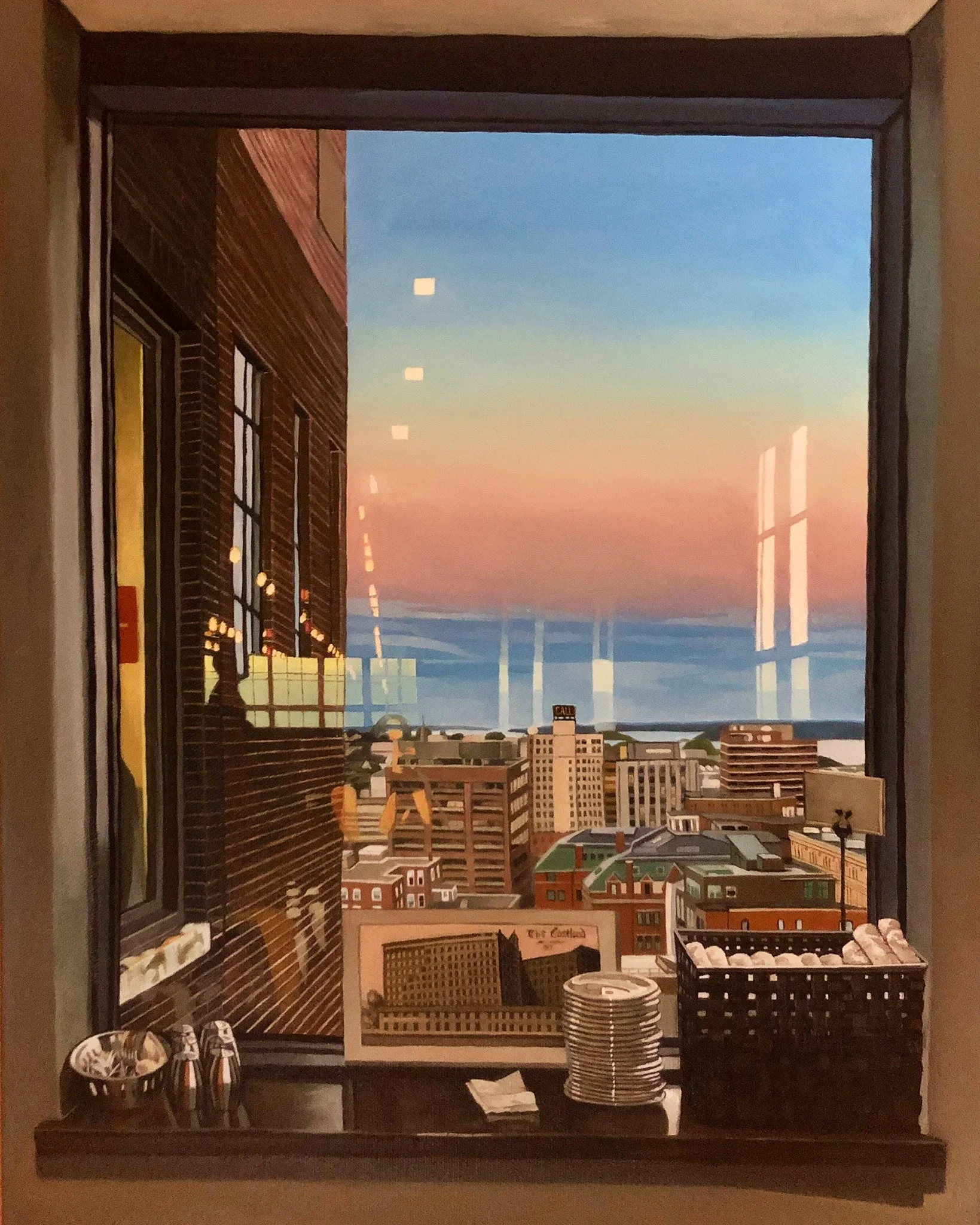 "Service Station" 16 by 20 inches