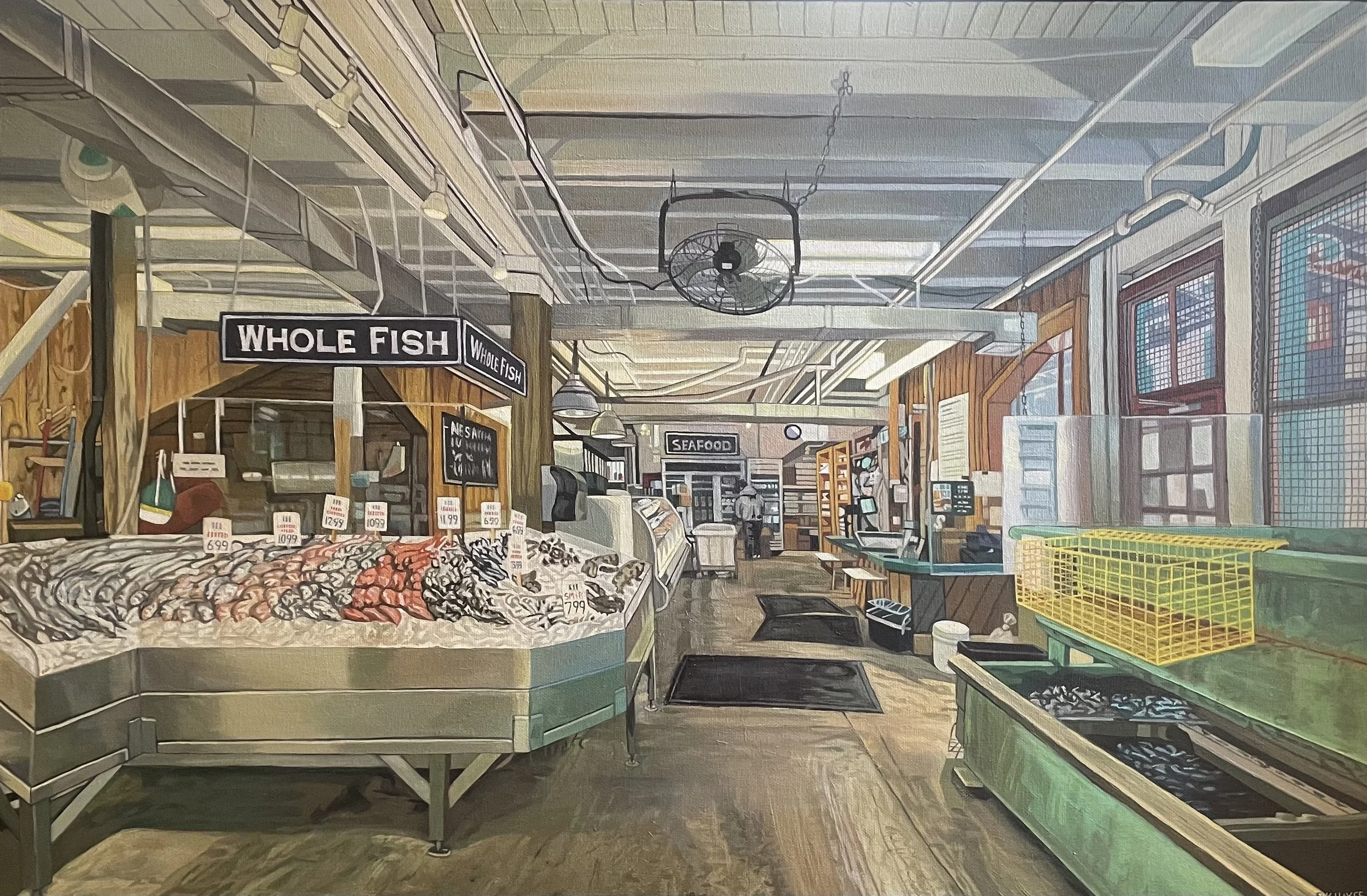 Fish market, 22 by 34, available for sale