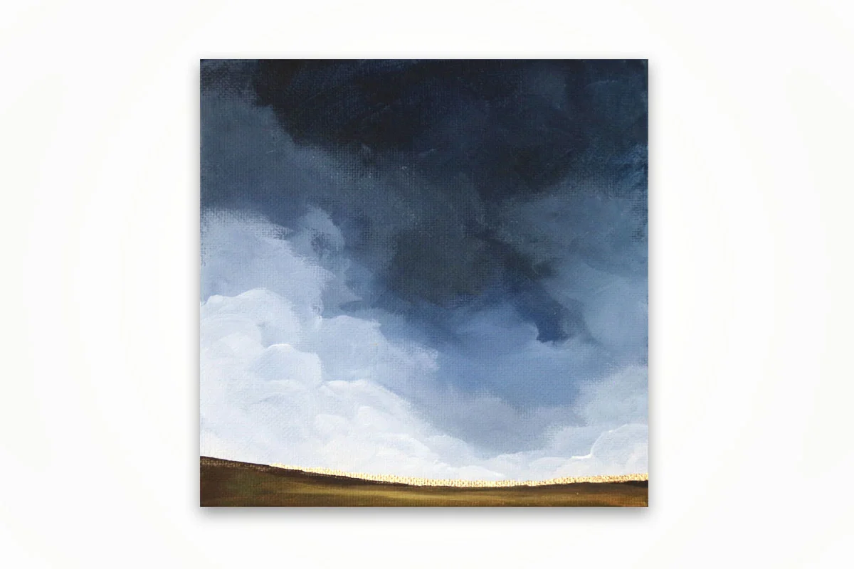 Navy blue and gold acrylic cloud painting.jpg