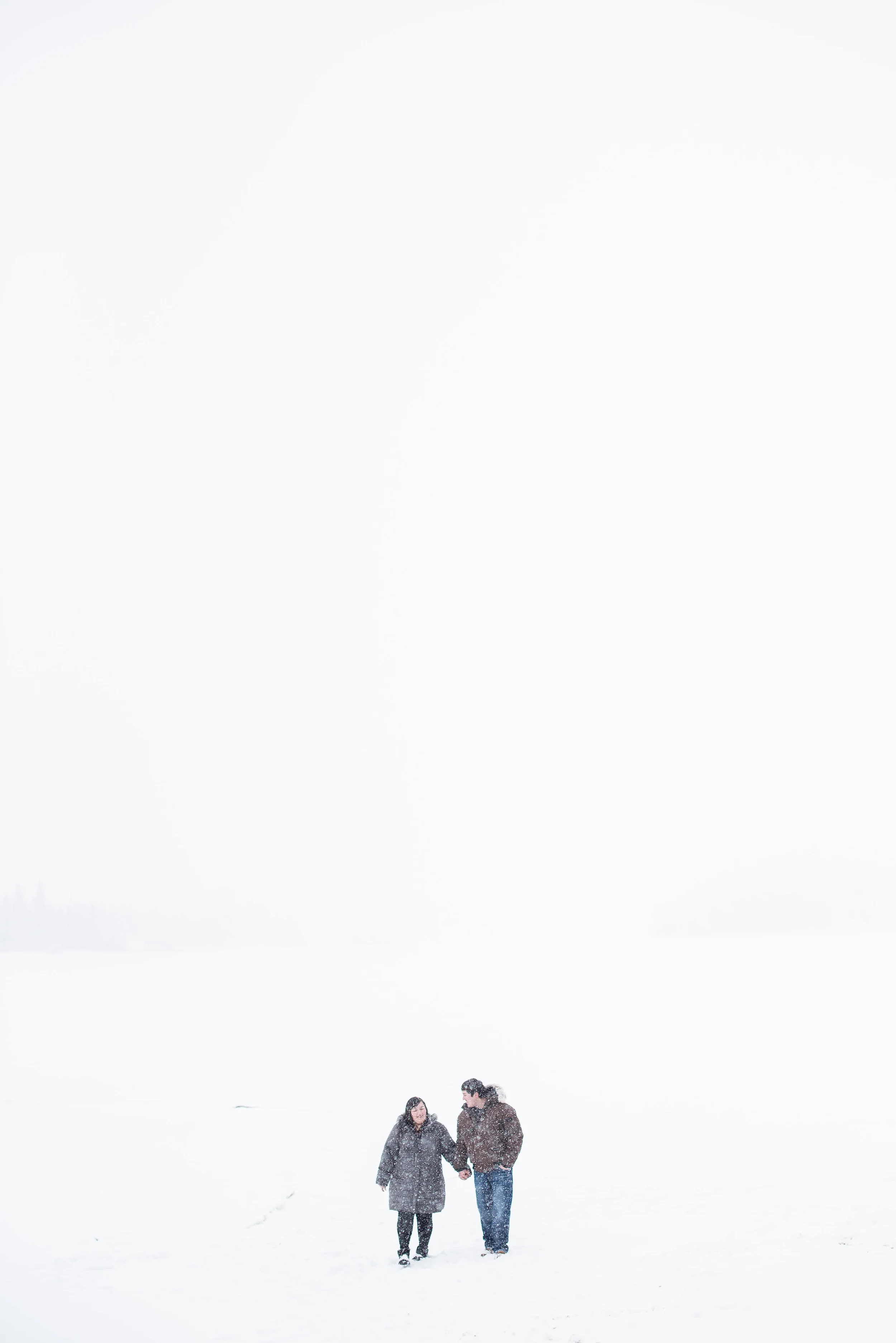 The snow was crazy, but made for some pretty intense "white out" shots!!