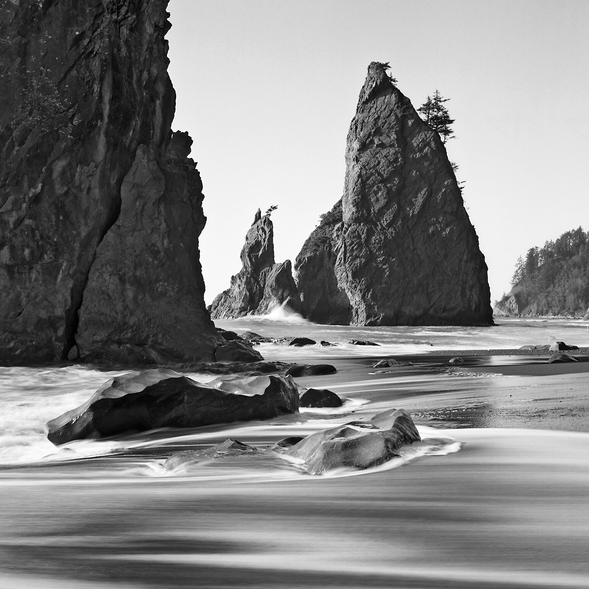  Rialto Beach, Olympic National Park, Washington © 2015.  Image: Rolleiflex 2.8 F + Zeiss Planar 1:2.8/80mm. 