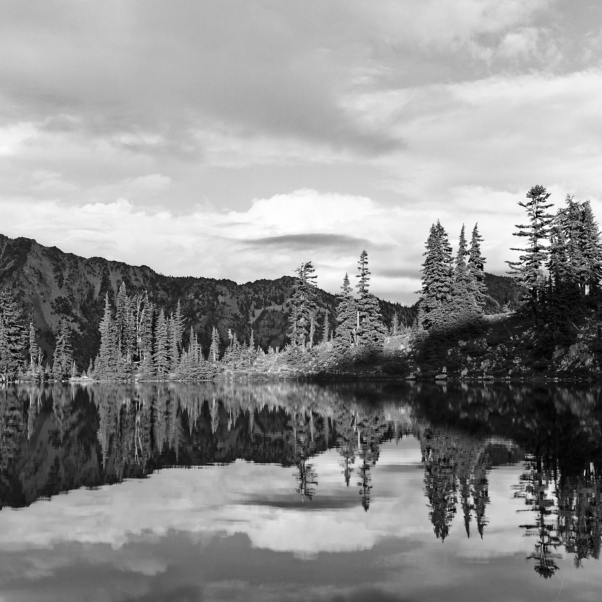  Sprite Lake, Alpine Lakes Wilderness, Washington © 2013.  Image: Rolleiflex 2.8 F + Zeiss Planar 1:2.8/80mm. 