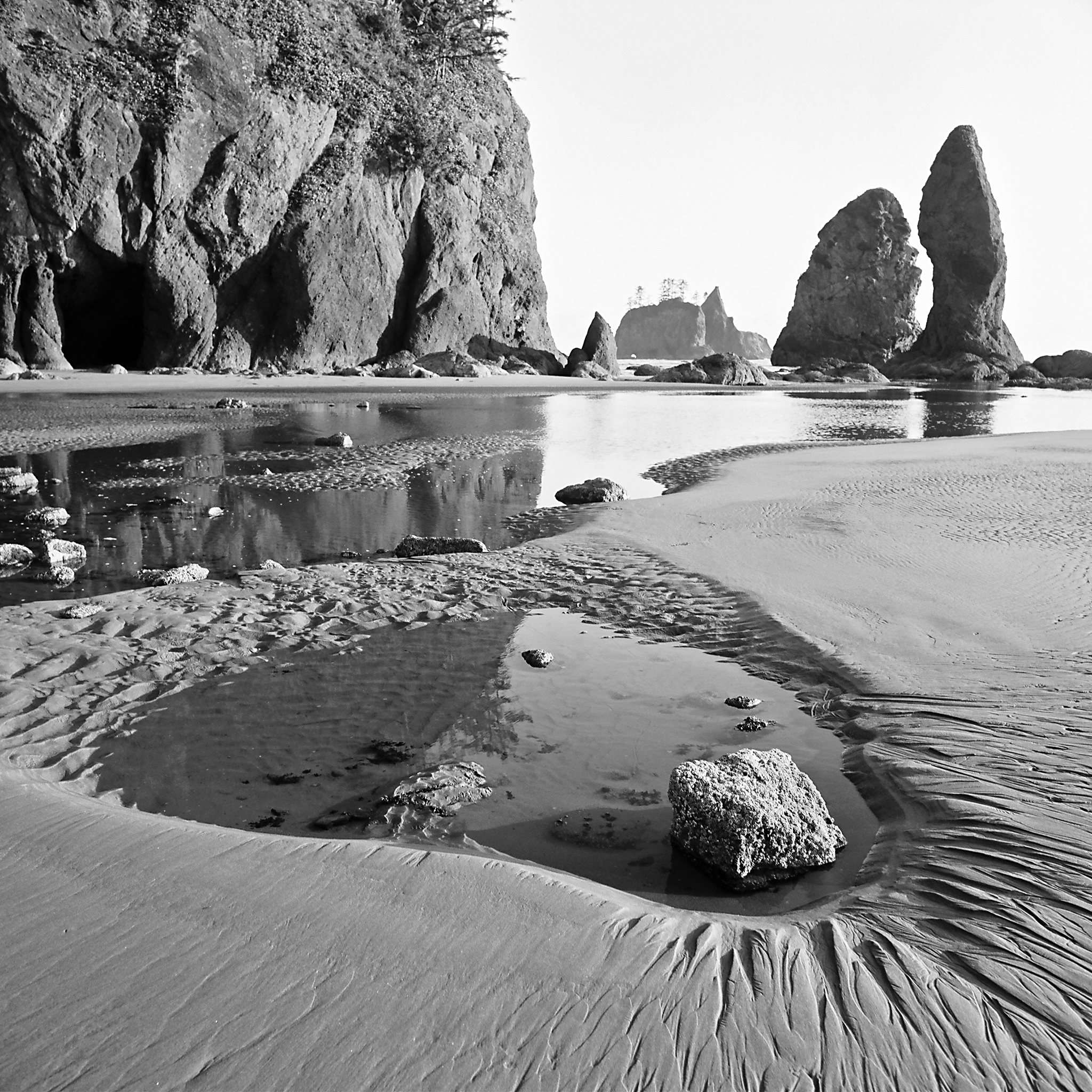  Point of Arches, Olympic National Park, Washington © 2009.  Image: Hasselblad 500 C/M + Zeiss Distagon CF T* 1:4/50mm. 