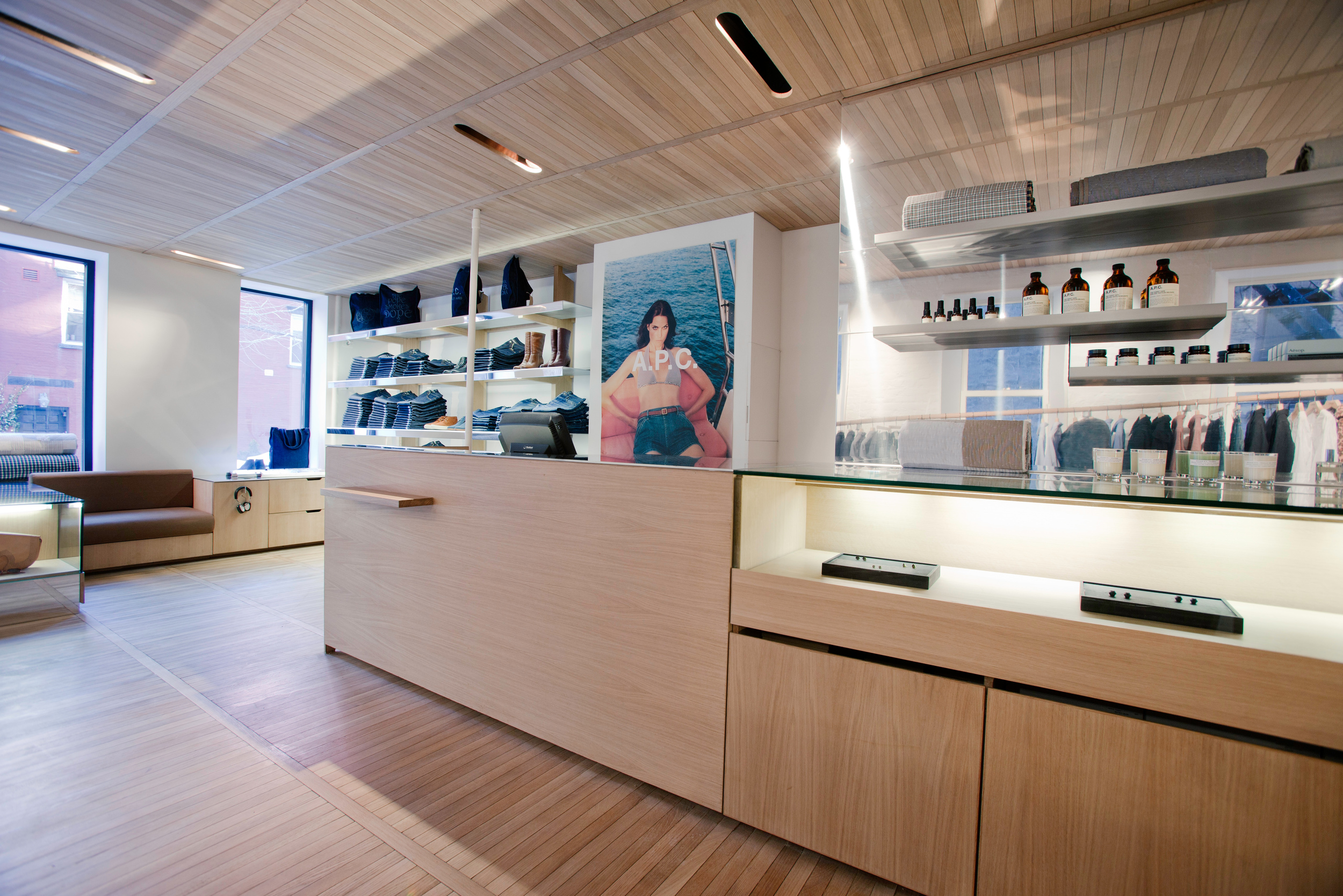 A.P.C Perry Street, NYC.