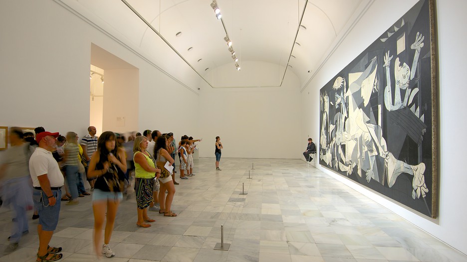 Picasso's Guernica at the Reina Sofia, Madrid.