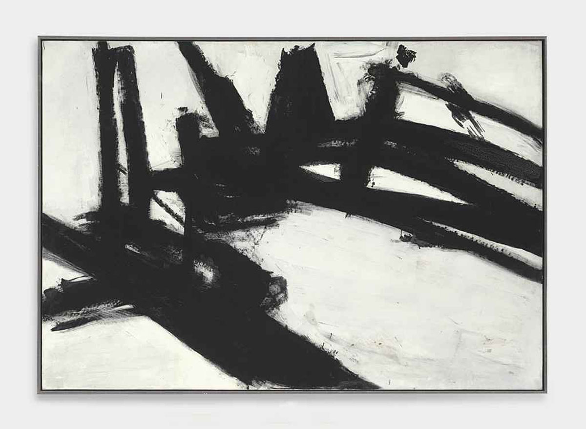 Abstract Expressionism: Franz Kline, 'Untitled', 1957.
