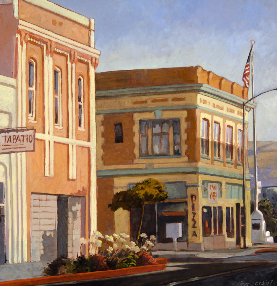 Slow Afternoon Guadalupe, 12x12, oil on canvas, sold.