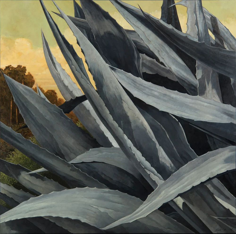 California Blue, 36x36, oil on linen, sold.