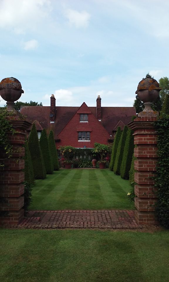 The vicarage itself, home to Graham and Alan.