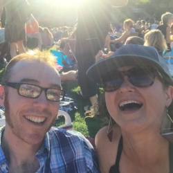 Enjoying a zoo concert. Pure Joy!