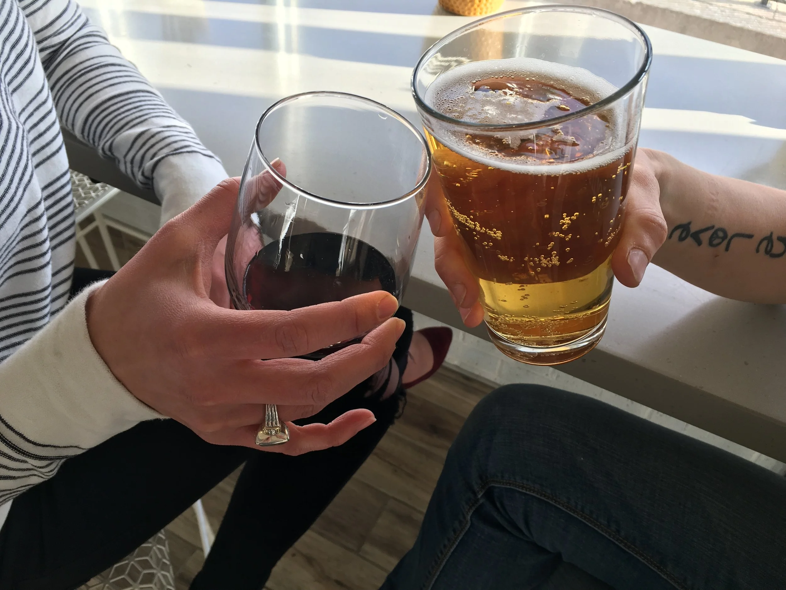 Wine + Beer that Meet Nourish Standards