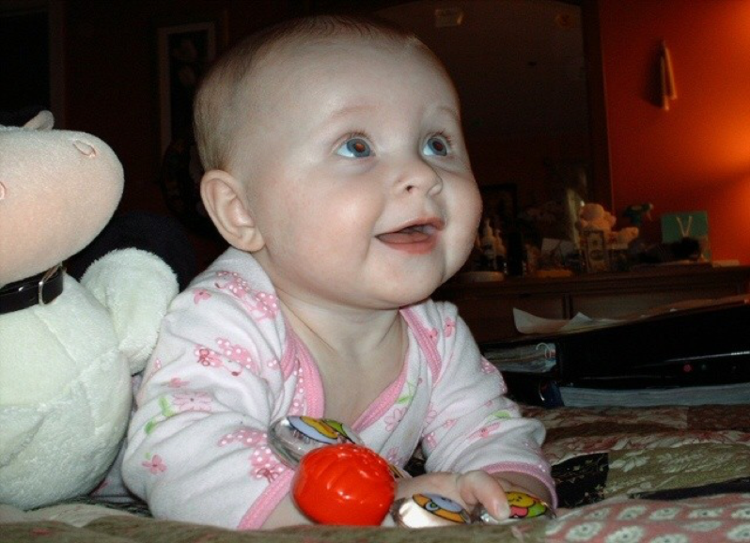 One of our favorite infant pictures of Elouise