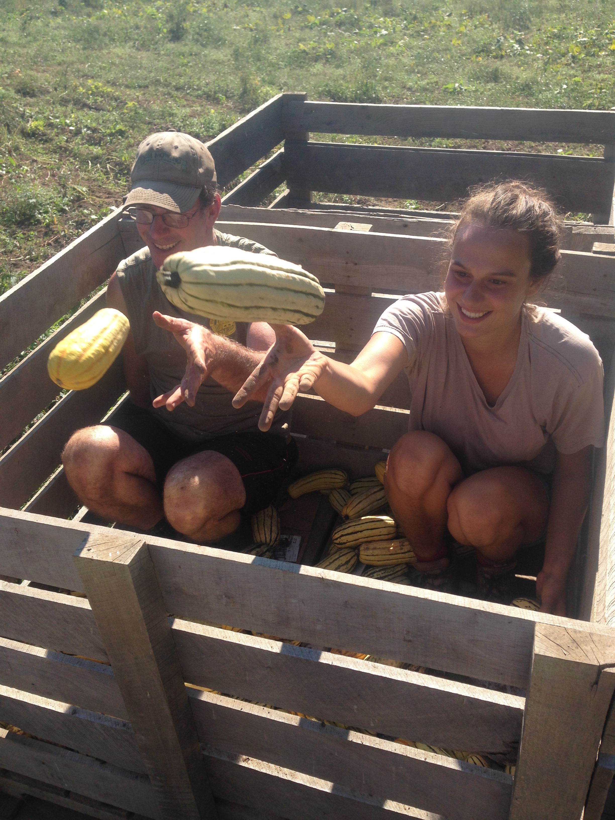 Farmer Dan and Farmer Zoe