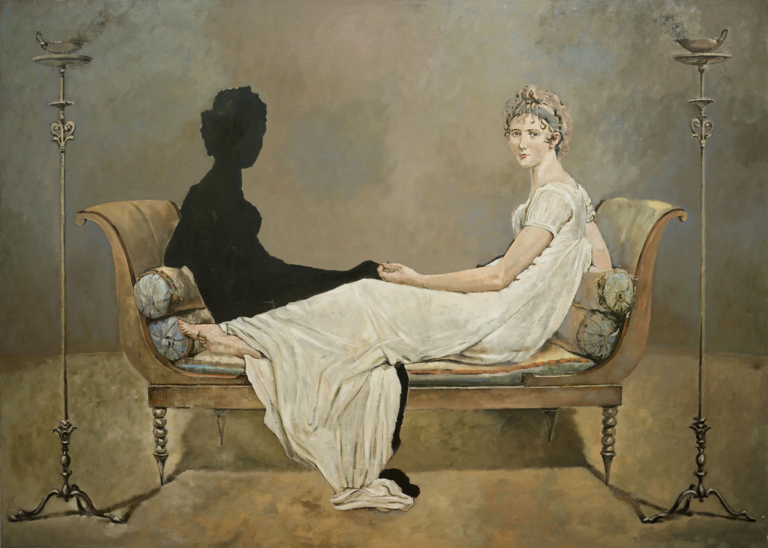 Conversation, oil and silver on canvas, 55x77 in (1).jpg