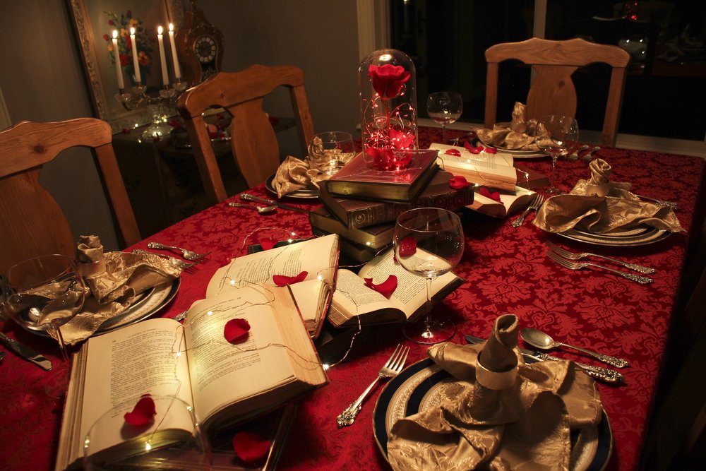 An Enchanting Beauty And The Beast Dinner Party Design Organize Party