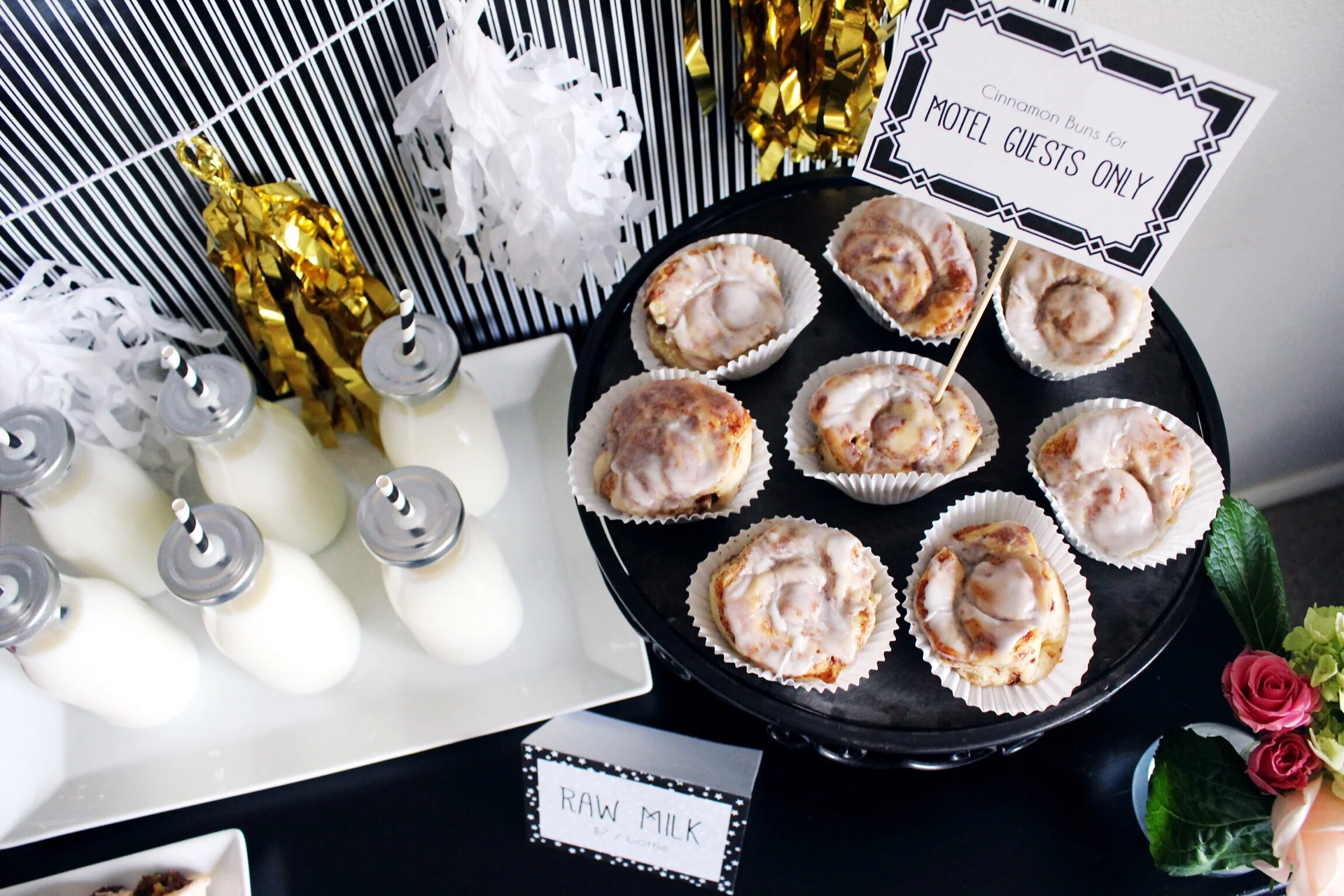Schitt's Creek_Party Ideas_Food_Cinnamon Buns Rolls_Raw Milk_Design Organize Party.jpg