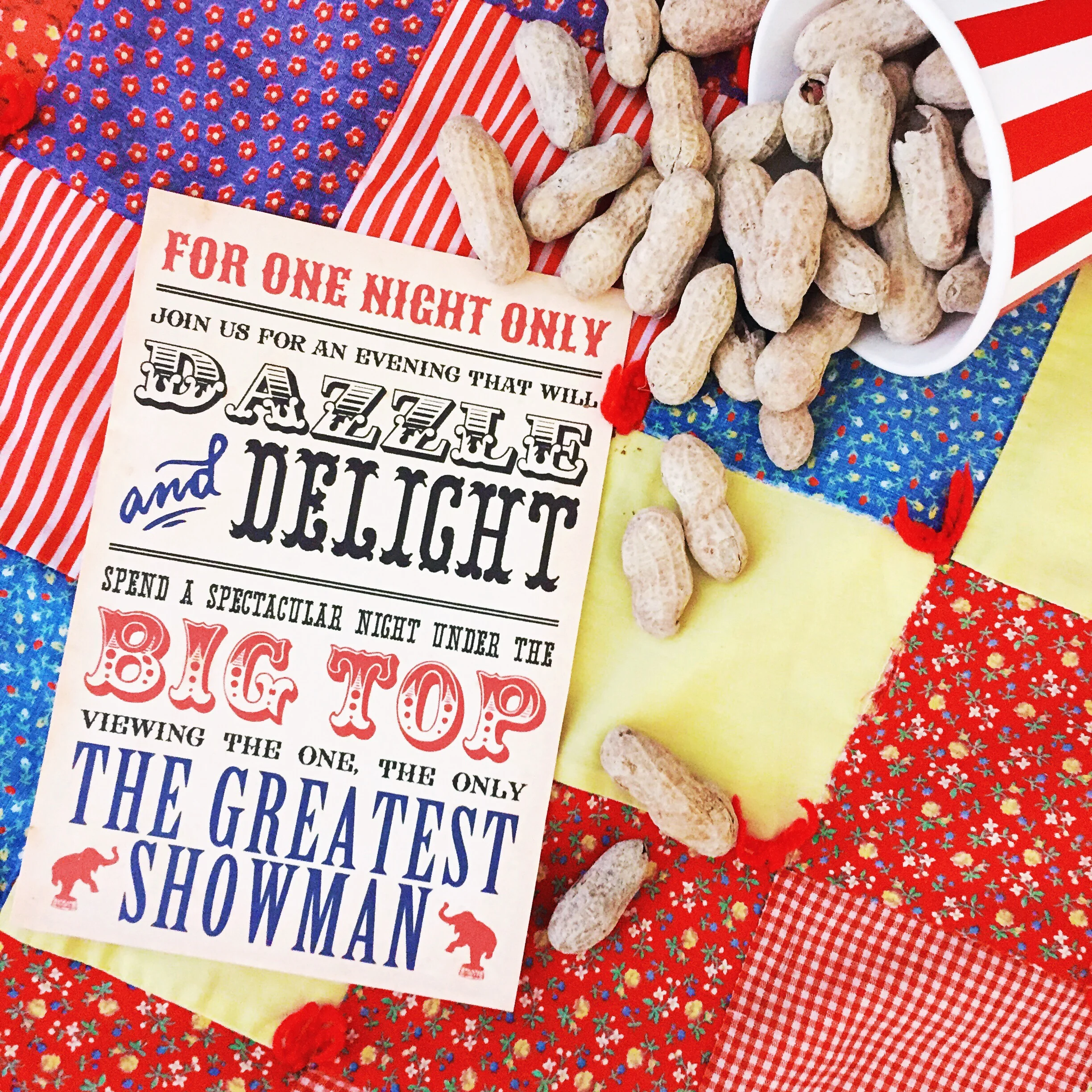 The Greatest Showman Movie Party_Invitation_Peanuts.JPG