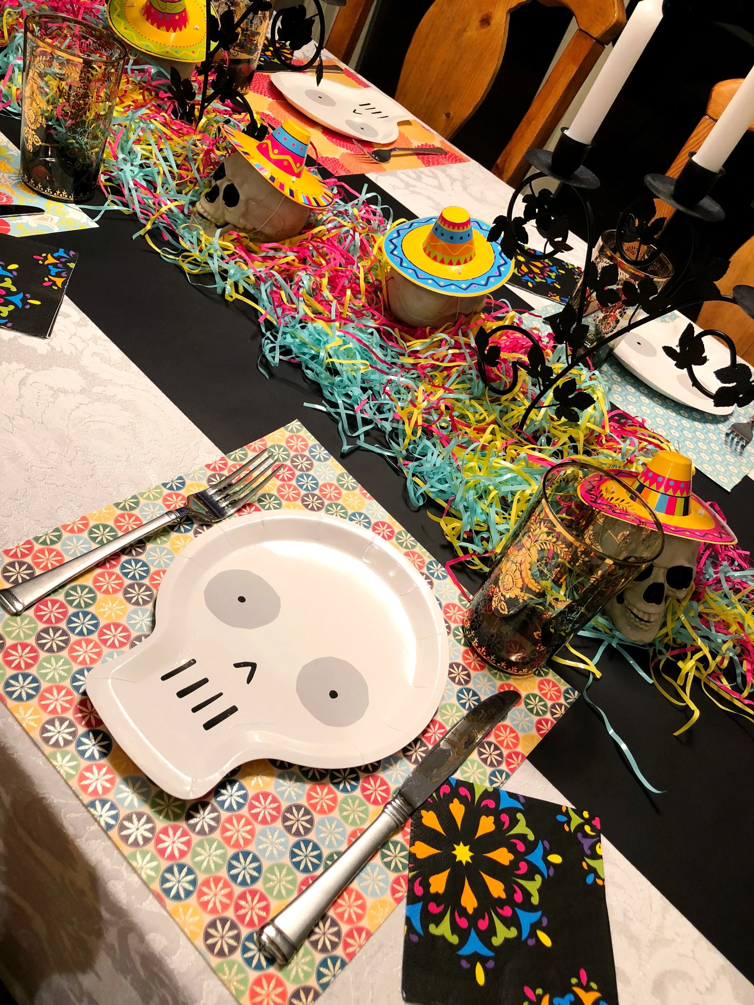 Skull Plate_Dia De Los Muertos Dinner Party_Design Organize Party.jpg