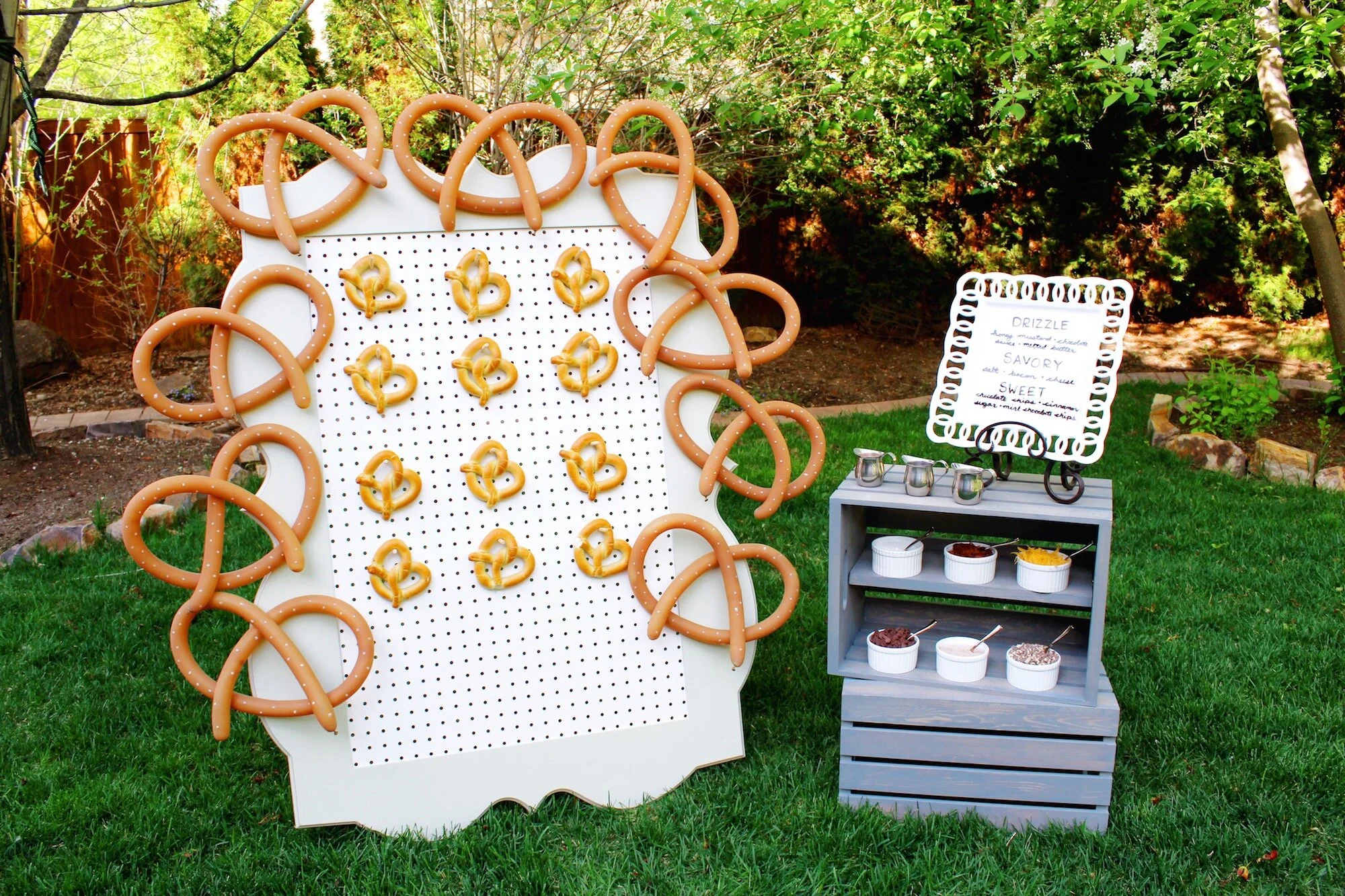 Pretzel Board &amp; Topping Bar