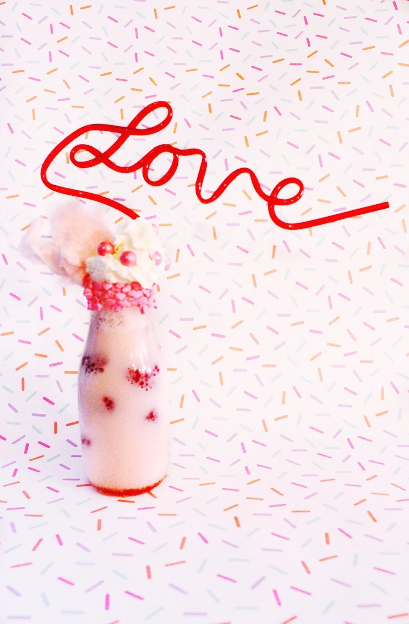 Italian Soda Valentine's Day Bar Cart