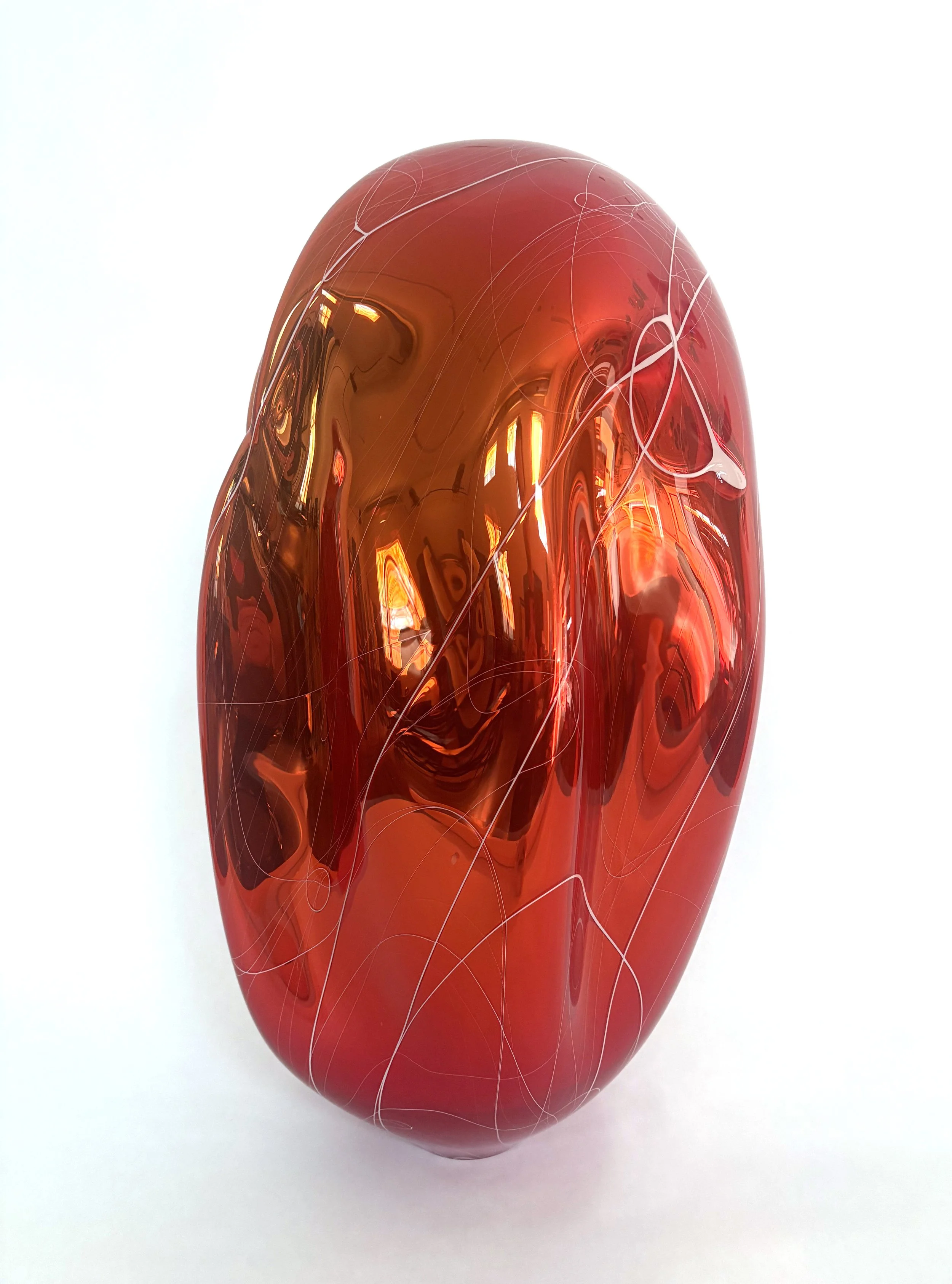 2026-16-Red Scribble Wiggle- 24 x 12.5 x 12.jpg