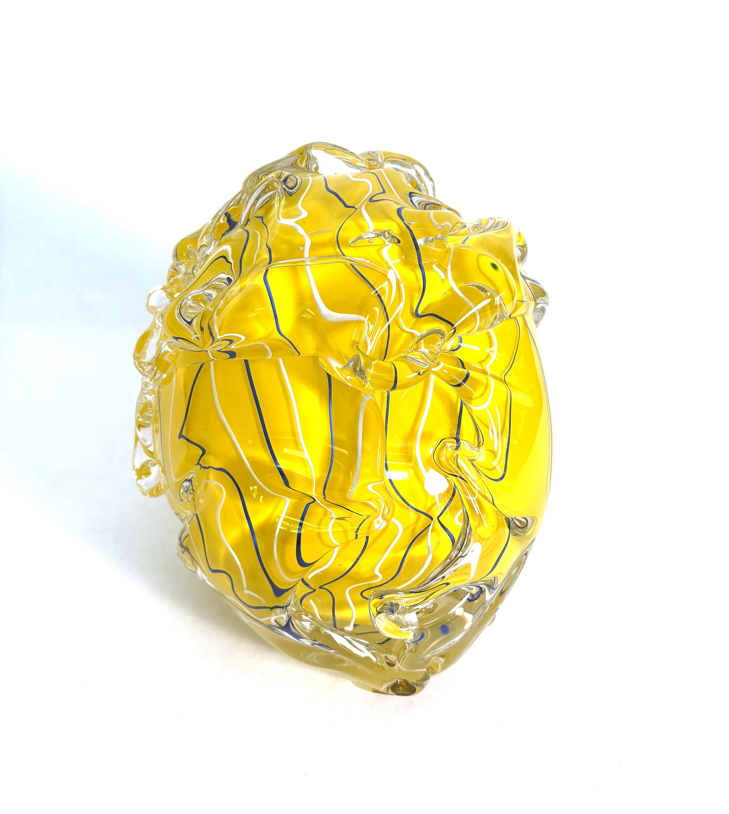 2026-48-Yellow Texture Study w Cane-10 x 9.5 x 8.5.jpg