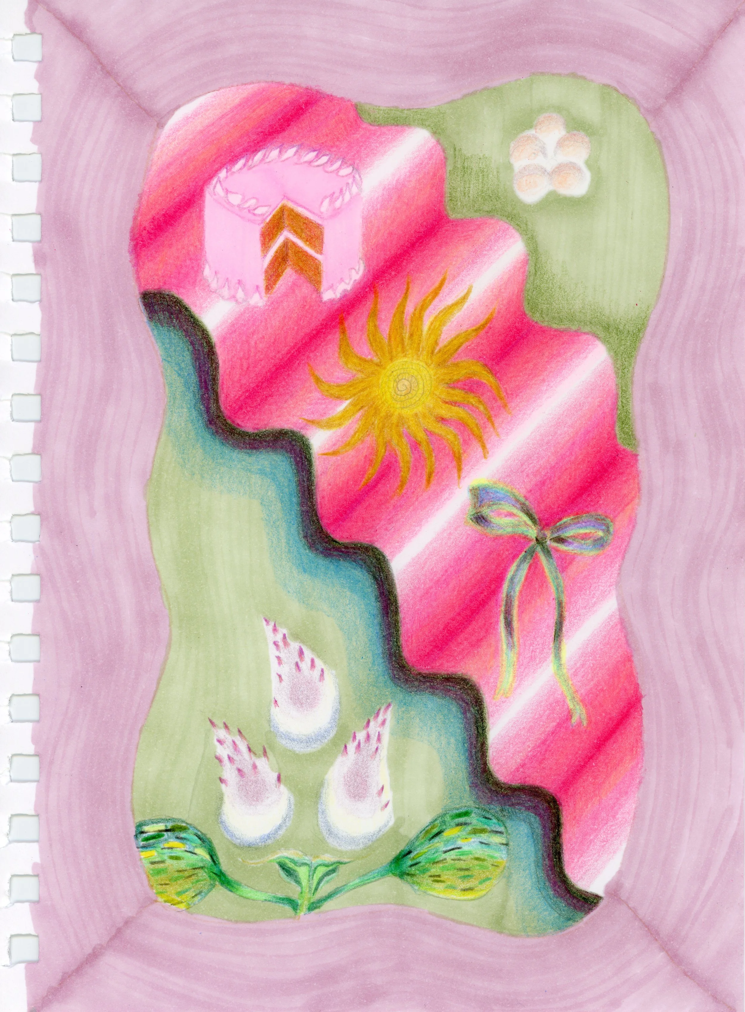 SOLD-Safe Space 201- Original Drawing