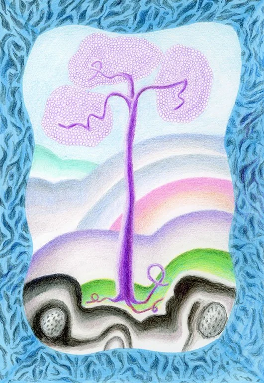 SOLD-Safe Space 196- Original Drawing