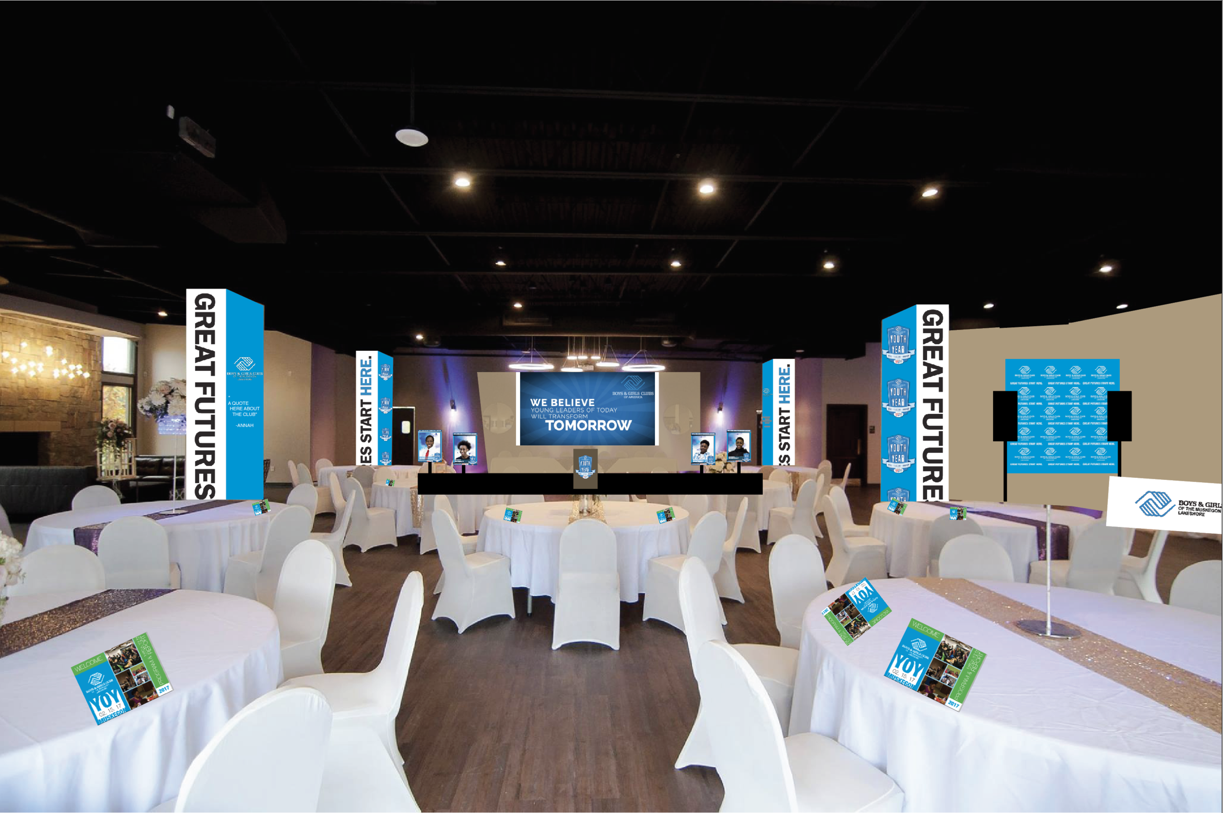 Mockup for Youth of the Year Event